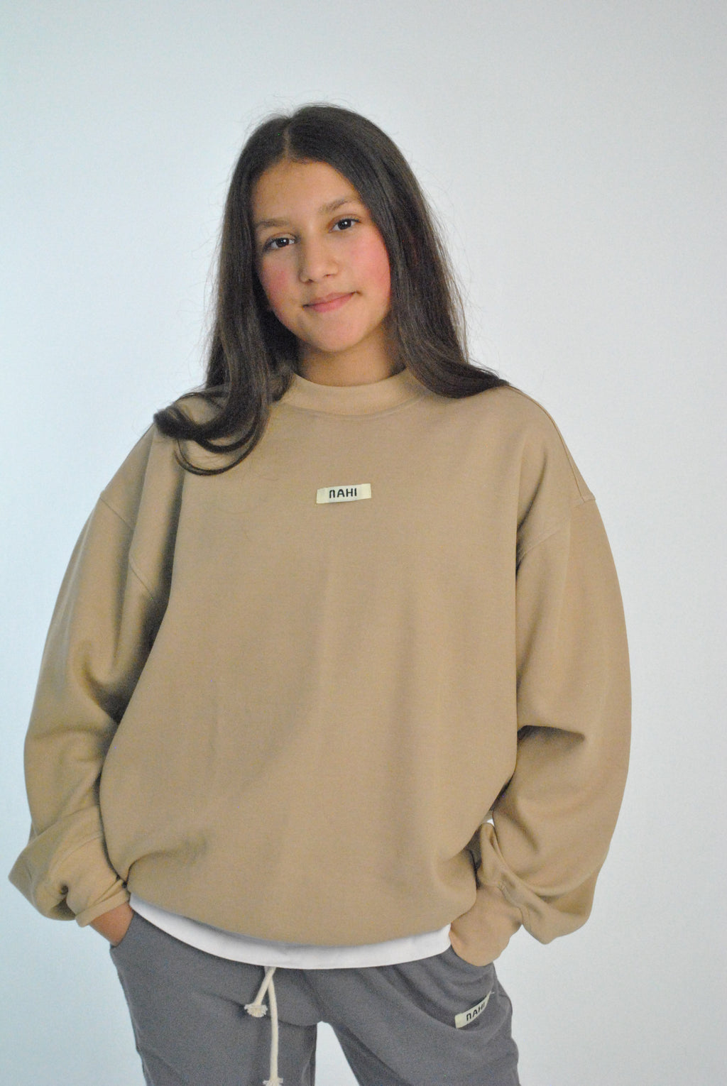 Sweat NAHI boxy sand