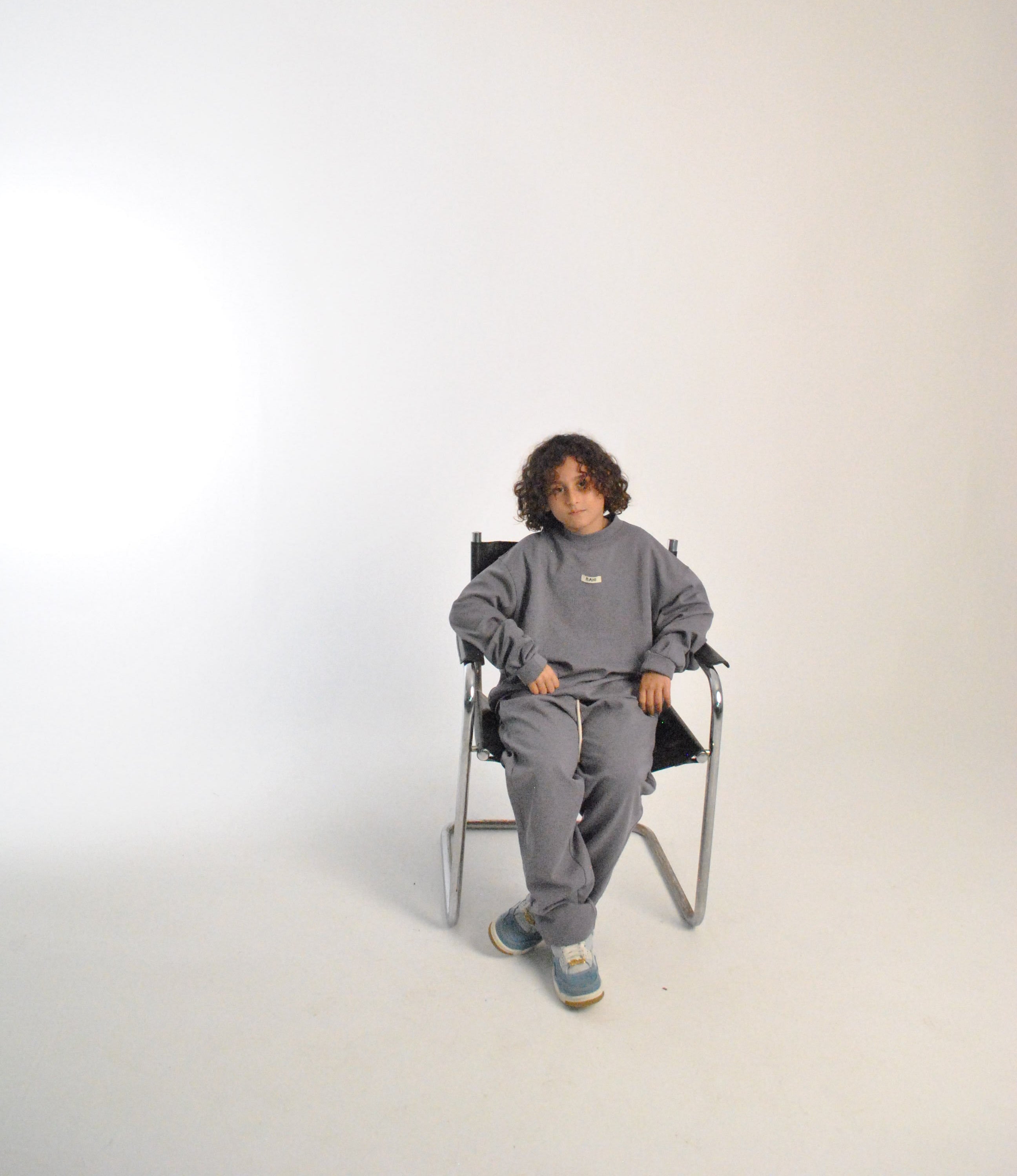 Sweat NAHI boxy  Stell blue